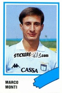 Cromo Marco Monti - Calcio 1989 n. 145 - Euroflash