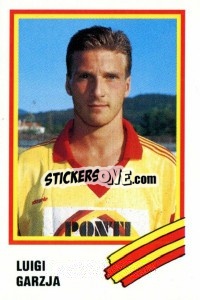 Sticker Luigi Garzja - Calcio 1989 n. 161 - Euroflash