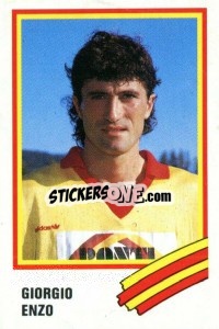Sticker Giorgio Enzo - Calcio 1989 n. 162 - Euroflash
