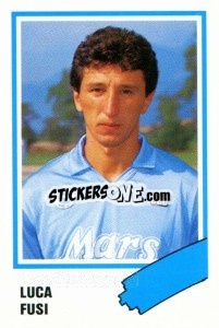 Cromo Luca Fusi - Calcio 1989 n. 198 - Euroflash