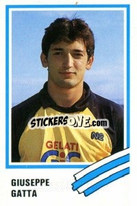 Sticker Giuseppe Gatta - Calcio 1989 n. 206 - Euroflash