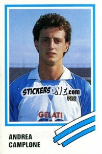 Sticker Andrea Camplone - Calcio 1989 n. 209 - Euroflash