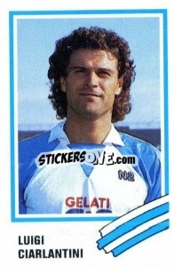 Sticker Luigi Ciarlantini - Calcio 1989 n. 212 - Euroflash