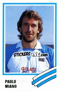 Sticker Paolo Miano - Calcio 1989 n. 215 - Euroflash
