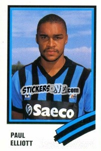 Cromo Paul Elliott - Calcio 1989 n. 228 - Euroflash
