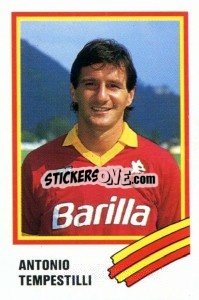 Cromo Antonio Tempestilli - Calcio 1989 n. 245 - Euroflash