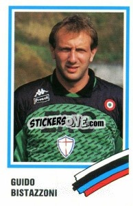 Cromo Guido Bistazzoni - Calcio 1989 n. 258 - Euroflash