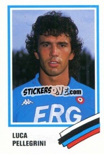 Figurina Luca Pellegrini - Calcio 1989 n. 260 - Euroflash