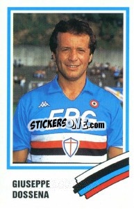 Figurina Giuseppe Dossena - Calcio 1989 n. 267 - Euroflash