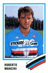Sticker Roberto Mancini - Calcio 1989 n. 272 - Euroflash