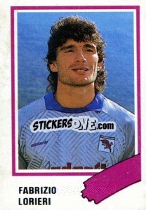 Figurina Fabrizio Lorieri - Calcio 1989 n. 274 - Euroflash
