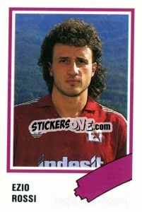 Sticker Ezio Rossi - Calcio 1989 n. 278 - Euroflash