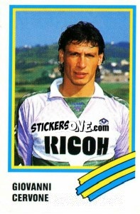 Figurina Giovanni Cervone - Calcio 1989 n. 291 - Euroflash
