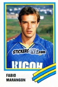 Sticker Fabio Marangon - Calcio 1989 n. 298 - Euroflash