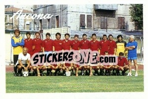 Cromo Squadra Ancona - Calcio 1989 n. SQU1 - Euroflash