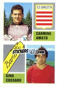 Sticker Carmine Amato / Gino Cossaro - Calcio 1989 n. 325 - Euroflash