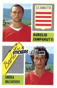 Sticker Aurelio Zamparutti / Andrea Mazzaferro - Calcio 1989 n. 327 - Euroflash
