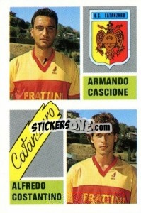 Sticker Armando Cascione / Alfredo Costantino - Calcio 1989 n. 339 - Euroflash