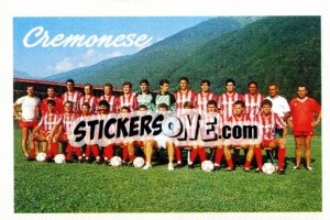 Figurina Squadra Cremonese - Calcio 1989 n. SQU8 - Euroflash