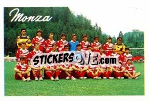 Figurina Squadra Monza - Calcio 1989 n. SQU13 - Euroflash