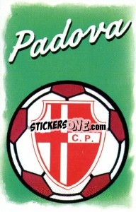 Cromo Scudetto Padova - Calcio 1989 n. SC34 - Euroflash