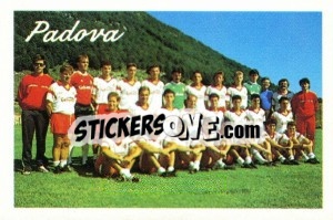 Figurina Squadra Padova - Calcio 1989 n. SQU14 - Euroflash