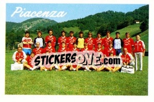 Cromo Squadra Piacenza - Calcio 1989 n. SQU16 - Euroflash