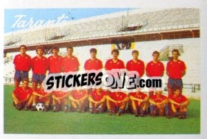 Cromo Squadra Taranto - Calcio 1989 n. SQU19 - Euroflash
