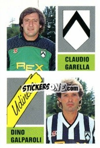 Sticker Claudio Garella / Dino Galparoli - Calcio 1989 n. 421 - Euroflash
