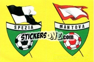 Sticker Scudetto Mantova - Calcio 1989 n. SC46 - Euroflash
