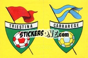 Figurina Scudetto Triestina - Calcio 1989 n. SC55 - Euroflash