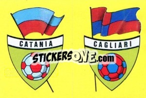Figurina Scudetto Cagliari - Calcio 1989 n. SC60 - Euroflash