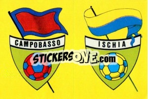 Sticker Scudetto Campobasso - Calcio 1989 n. SC61 - Euroflash