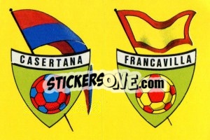 Sticker Scudetto Francavilla - Calcio 1989 n. SC66 - Euroflash
