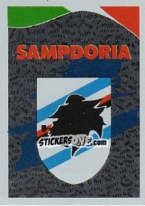 Cromo Scudetto Sampdoria - Calcio Flash 1991 n. SC21 - Euroflash