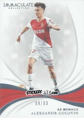 Figurina Aleksandr Golovin - Immaculate Soccer 2018-2019 n. 7 - Panini