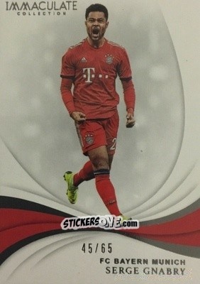 Figurina Serge Gnabry - Immaculate Soccer 2018-2019 n. 9 - Panini