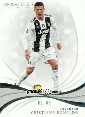Figurina Cristiano Ronaldo - Immaculate Soccer 2018-2019 n. 29 - Panini