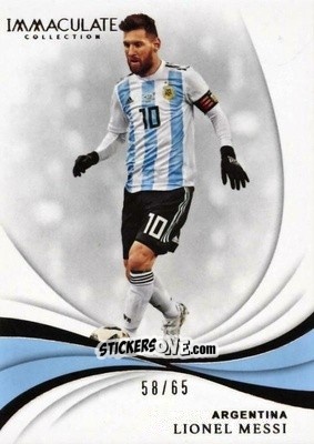 Cromo Lionel Messi - Immaculate Soccer 2018-2019 n. 35 - Panini