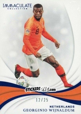 Figurina Georginio Wijnaldum - Immaculate Soccer 2018-2019 n. 36 - Panini