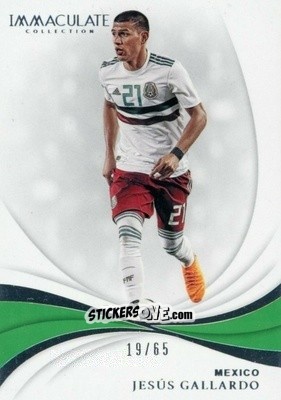 Figurina Jesus Gallardo - Immaculate Soccer 2018-2019 n. 38 - Panini