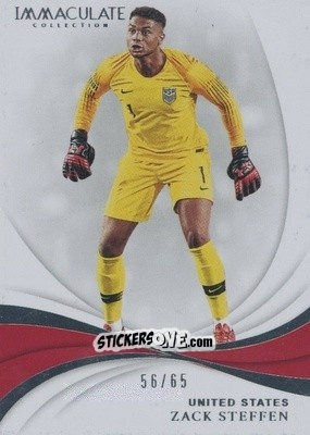 Cromo Zack Steffen - Immaculate Soccer 2018-2019 n. 47 - Panini