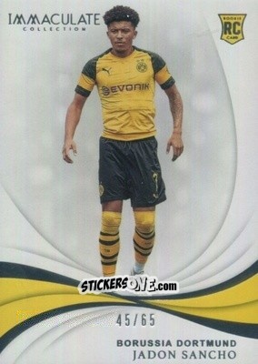 Cromo Jadon Sancho - Immaculate Soccer 2018-2019 n. 53 - Panini