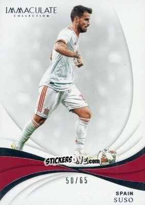 Figurina Suso - Immaculate Soccer 2018-2019 n. 54 - Panini