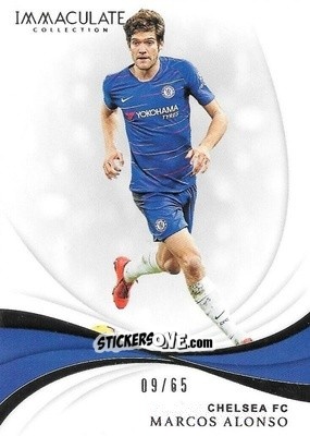 Cromo Marcos Alonso - Immaculate Soccer 2018-2019 n. 63 - Panini