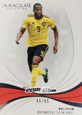 Cromo Romelu Lukaku - Immaculate Soccer 2018-2019 n. 77 - Panini