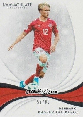 Figurina Kasper Dolberg - Immaculate Soccer 2018-2019 n. 92 - Panini