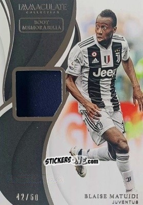 Cromo Blaise Matuidi - Immaculate Soccer 2018-2019 n. BM-BM - Panini