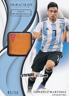 Cromo Gonzalo Martinez - Immaculate Soccer 2018-2019 n. BM-GM - Panini