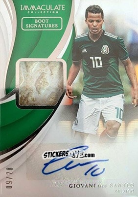 Figurina Giovani Dos Santos - Immaculate Soccer 2018-2019 n. BS-GS - Panini